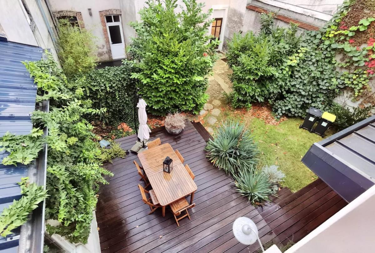 Maison De Ville Avec Terrasse Et Jardin Reims Kültér fotó